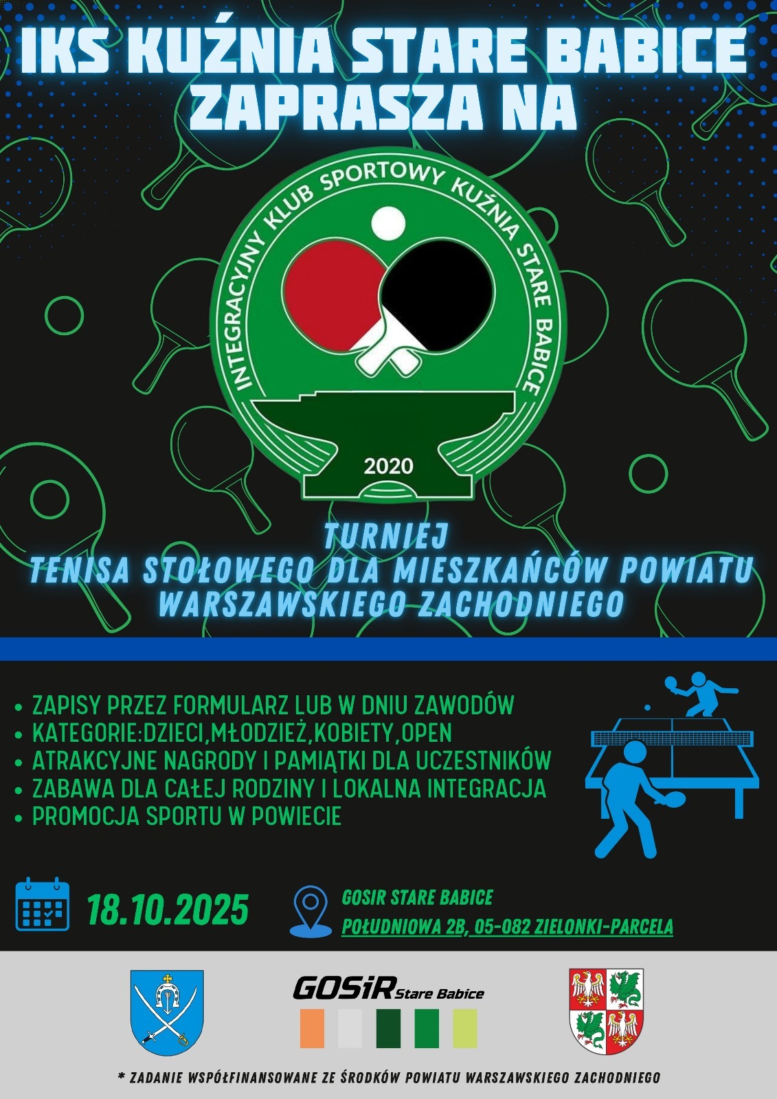 Plakat turnieju 18.10.2025